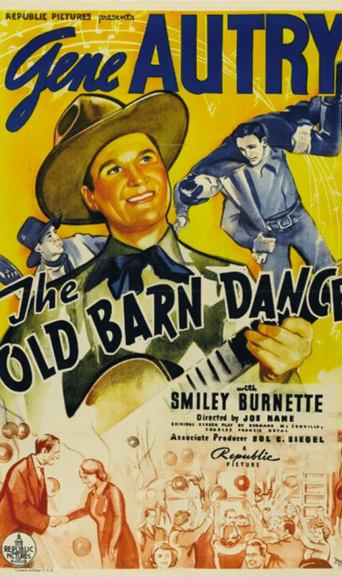 Film poster: Gene Autry, The Old Barn Dance