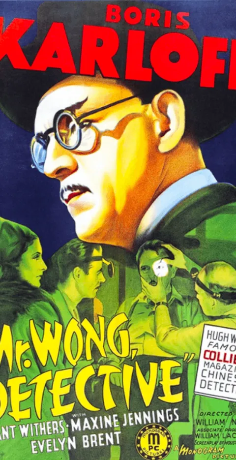 Film poster: Boris Karloff in Mr. Wong, Detective