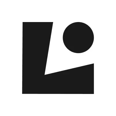 The Lugh icon mark: a minimal side profile holding out a microphone